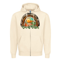 Sandshell desert vibes rainbow Zipper Hoodie - JahusDesignShop