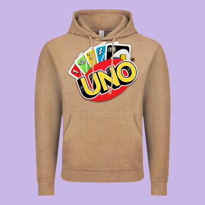 Uno Funny Game Vintage Hoodie Designed By Artisfamous