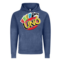 Vintage Denim uno funny game Vintage Hoodie - artisFamous