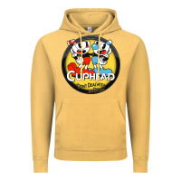 Vintage Mustard Cuphead Vintage Hoodie - artisFamous