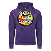 Cloud Purple Cuphead Vintage Hoodie - artisFamous