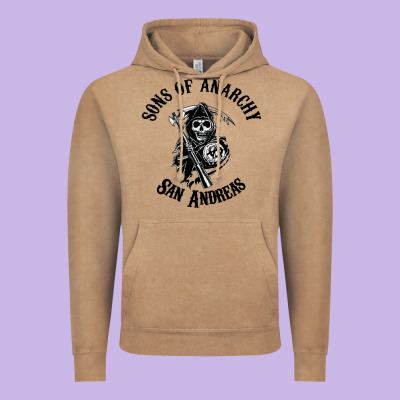 Sons Of Anarchy San Andreas Vintage Hoodie Designed By Artisfamous