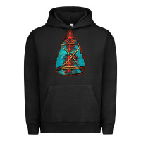 Pigment Black turquoise glitter aztec arrowhead Urban Hoodie - Jasminsmagicworld
