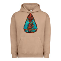 Pigment Burro turquoise glitter aztec arrowhead Urban Hoodie - Jasminsmagicworld