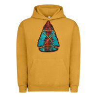 Pigment Peanut Butter turquoise glitter aztec arrowhead Urban Hoodie - Jasminsmagicworld
