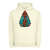 Pigment Pistachio turquoise glitter aztec arrowhead Urban Hoodie - Jasminsmagicworld
