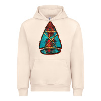 Sandshell turquoise glitter aztec arrowhead Urban Hoodie - Jasminsmagicworld