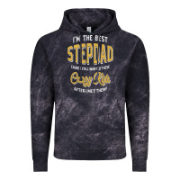 Cloud Black I'm The Best Stepdad | Father's Day Vintage Hoodie - artisFamous
