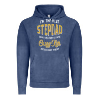 Vintage Denim I'm The Best Stepdad | Father's Day Vintage Hoodie - artisFamous