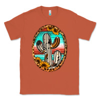 Copper cowhide serape and sunflower cactus Classic Tee - Jasminsmagicworld
