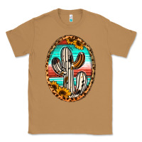 Toasted Coconut cowhide serape and sunflower cactus Classic Tee - Jasminsmagicworld