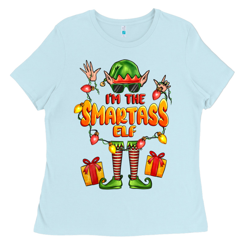 Im The Smartass Elf Ladies Tee by FaDigitalArtStudio | Teevron