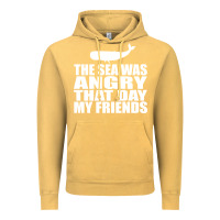 Vintage Mustard seinfeld   the sea was angry that day my friends Vintage Hoodie - artisFamous