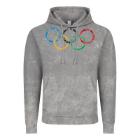 Cloud Rock OLYMPIC RINGS Vintage Hoodie - artisFamous