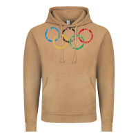 Vintage Camel OLYMPIC RINGS Vintage Hoodie - artisFamous