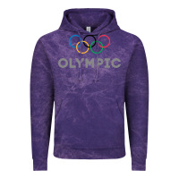 Cloud Purple OLYMPIC RINGS Vintage Hoodie - artisFamous