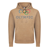 Vintage Coffee OLYMPIC RINGS Vintage Hoodie - artisFamous