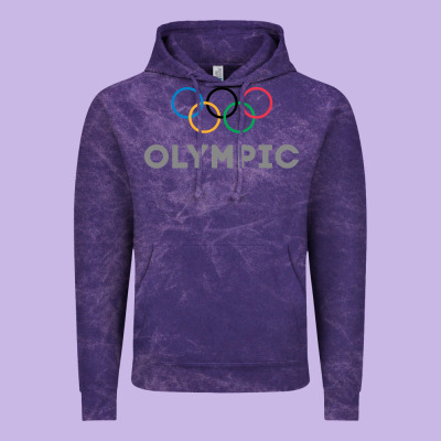 Olympic Rings Vintage Hoodie Designed By Artisfamous
