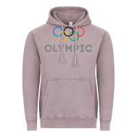 Vintage Zinc OLYMPIC RINGS Vintage Hoodie - artisFamous