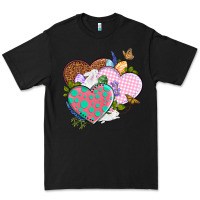Black Easter Day Western Easter hearts Premium Tee - OliviaCreatesArt