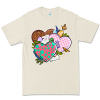 Bone Easter Day Western Easter hearts Premium Tee - OliviaCreatesArt