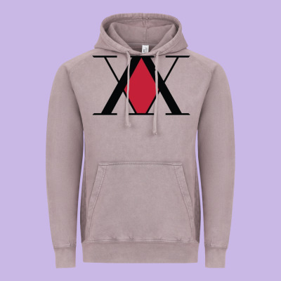 X Hunter X Vintage Hoodie Designed By Artisfamous