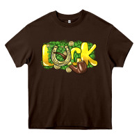 Chocolate Brown Love St. Patrick's Day Heavy Core Tee - HowdyJamesFarm