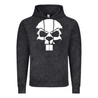 Vintage Black crazy beaver skull Vintage Hoodie - artisFamous