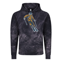 Cloud Black born to ski Vintage Hoodie - artisFamous