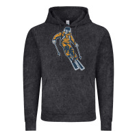Vintage Black born to ski Vintage Hoodie - artisFamous