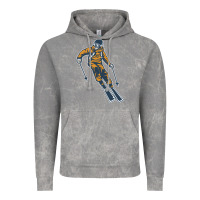 Cloud Rock born to ski Vintage Hoodie - artisFamous