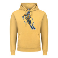 Born To Ski Vintage Hoodie | Teevron