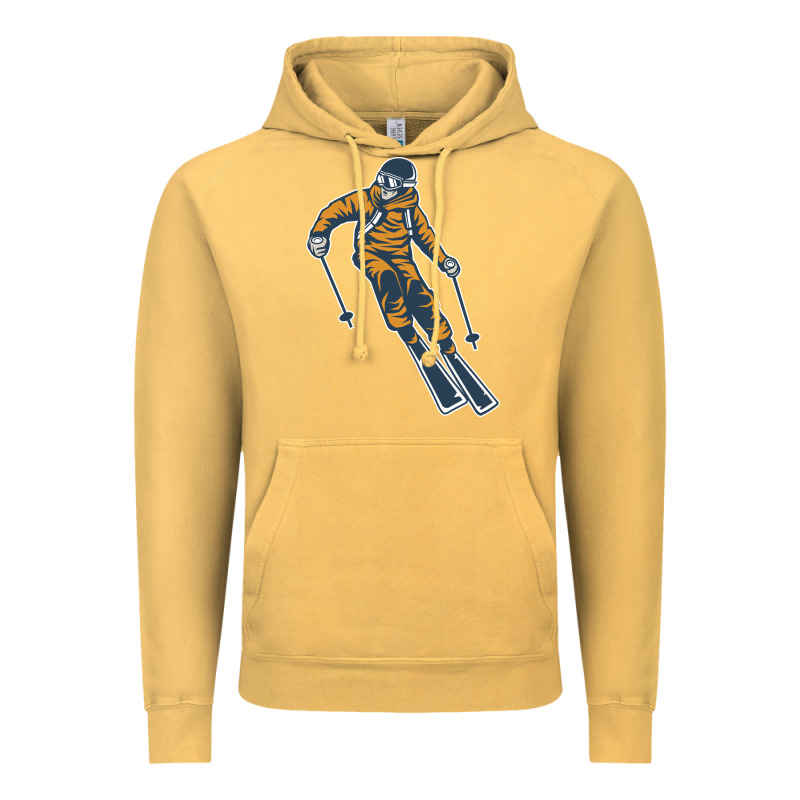Born To Ski Vintage Hoodie by artisFamous | Teevron
