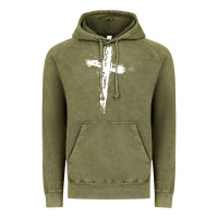 Vintage Olive cross Vintage Hoodie - artisFamous