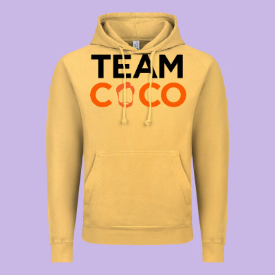 Team Coco Vintage Hoodie Designed By Artisfamous