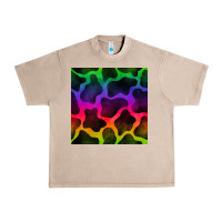 French Oak colorful cow seamless pattern Urban Heavy Tee - BundleAndBundleShop