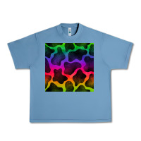 Pebble Blue colorful cow seamless pattern Urban Heavy Tee - BundleAndBundleShop