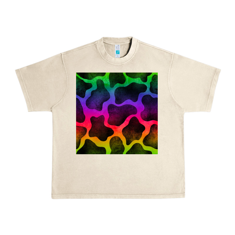 Colorful Cow Seamless Pattern Urban Heavy Tee by BundleAndBundleShop | Teevron