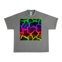 Tornado colorful cow seamless pattern Urban Heavy Tee - BundleAndBundleShop