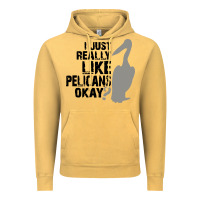 Vintage Mustard i just really like pelicans okay Vintage Hoodie - artisFamous