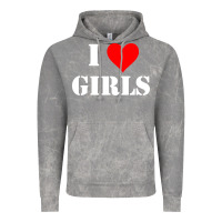 Cloud Rock i love girls Vintage Hoodie - artisFamous