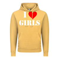 Vintage Mustard i love girls Vintage Hoodie - artisFamous