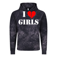 I Love Girls Vintage Hoodie | Teevron