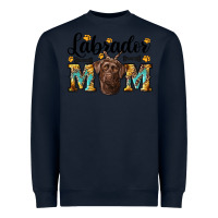 Navy western labrador mom Heavyweight Sweatshirt - RanaPortraitStore