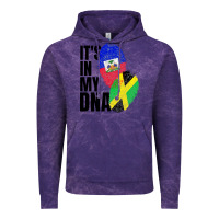 Cloud Purple jamaican and haitian mix flag dna heritage Vintage Hoodie - artisFamous