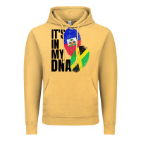 Vintage Mustard jamaican and haitian mix flag dna heritage Vintage Hoodie - artisFamous