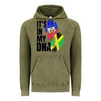 Vintage Olive jamaican and haitian mix flag dna heritage Vintage Hoodie - artisFamous