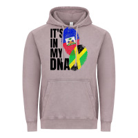 Vintage Zinc jamaican and haitian mix flag dna heritage Vintage Hoodie - artisFamous