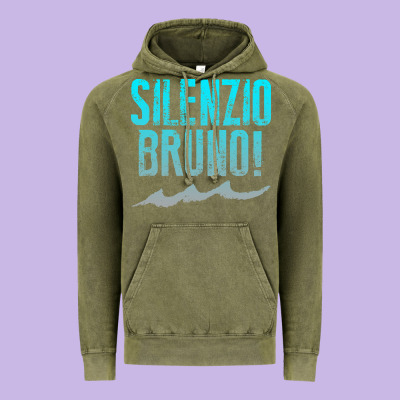 Luca Silenzio Bruno! Vintage Hoodie Designed By Artisfamous