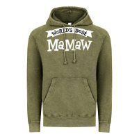 Vintage Olive World's Best Mamaw Ever Vintage Hoodie - artisFamous